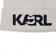 Set caciula si fular copii Karl Lagerfeld pentru fata cu logo Set caciula si fular copii Karl Lagerfeld pentru fata cu logo